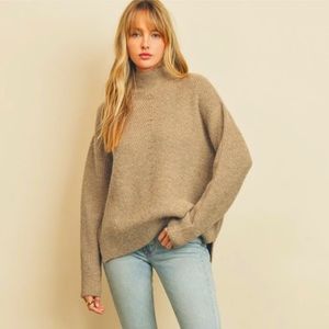 NWT Super Cozy Classic Taupe Sweater
